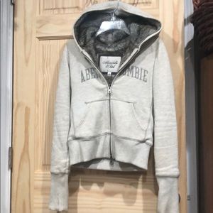 Abercrombie hoodie zip up jacket